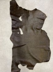 画像1: ホース ヘアー　ブラウン　型押し　馬革毛付き　ホースレザー　本革 (1)