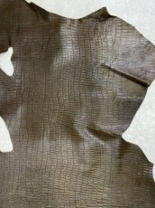 画像6: ホース ヘアー　ブラウン　型押し　馬革毛付き　ホースレザー　本革 (6)