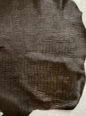 画像5: ホース ヘアー　ブラウン　型押し　馬革毛付き　ホースレザー　本革 (5)