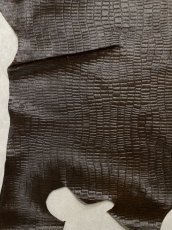 画像8: ホース ヘアー　ブラウン　型押し　馬革毛付き　ホースレザー　本革 (8)