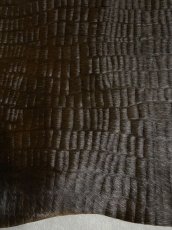 画像9: ホース ヘアー　ブラウン　型押し　馬革毛付き　ホースレザー　本革 (9)