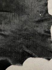 画像7: ホース ヘアー　ブラック　型押し　馬革毛付き　ホースレザー　本革 (7)