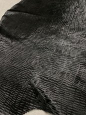 画像10: ホース ヘアー　ブラック　型押し　馬革毛付き　ホースレザー　本革 (10)